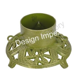 Support d'arbre de Noël de Style Floral peint à la main en fonte d'approvisionnement en vrac nouveau support d'arbre de Noël réglable en hauteur incroyable d'Inde - Product Image 3