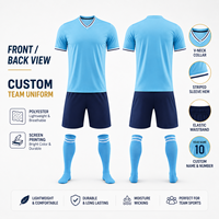 Vêtements de football unisexes en polyester 100% - Vente en gros d'usine - Short à séchage rapide - 220g - Toutes saisons - Adultes