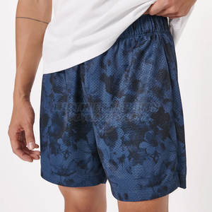 Pantalones Cortos Deportivos de Malla Elástica para Hombre, Ropa Deportiva, Pantalones Cortos de Malla Personalizados para Hombre - Product Image 2