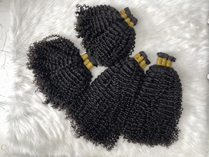 ผมชาวพม่าหยิกผมคนผมสีดำธรรมชาติปริมาณ100กรัมผมคนขายส่ง - Product Image 4