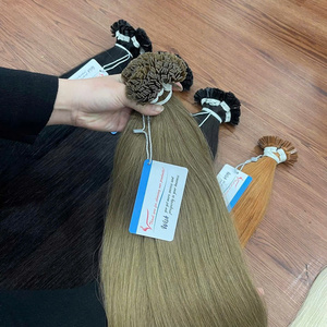 Extensions de cheveux Remy à pointe de kératine couleur personnalisée en gros Extensions de cheveux plats de cheveux vietnamiens - Product Image 4