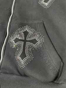 High Quality Rhinestone Hoodie Oversized Customized <b>Thermal</b> <b>Men</b> Hoodies <b>for</b> Street Wear Loose Fit <b>Men</b> Hoodies - Product Image 4