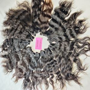 ผมต่อแบบเป็นลอนลึกสำหรับผู้หญิงผิวดำไม่ผ่านกระบวนการกระบวนการแบบ100% - Product Image 2