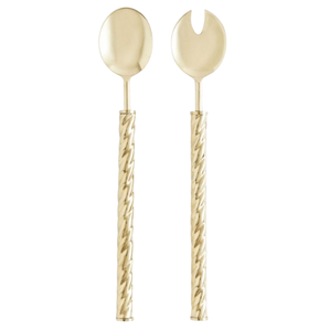 Saladier en métal en acier inoxydable avec poignée décorative dorée pour la vaisselle de mariage avec miroir Vaisselle de grossistes - Product Image 1