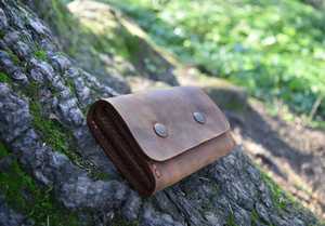 Portefeuille en cuir souple vintage de grande capacité pour hommes porte-cartes décontracté multifonction avec fermeture à glissière LWM-0120 de sac à main d'affaires - Product Image 6