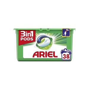 Cápsulas de Detergente para Ropa Ariel 3en1, Ecológicas, Potente Gel de Lavado con Aroma a Manantial de Montaña para Todo Tipo de Ropa, Desechables - Product Image 3