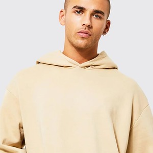 ชุดวอร์มมีฮู้ดสำหรับผู้ชายผ้าฝ้าย100% โอเวอร์ไซส์ชุดวอร์มขากว้างออกแบบได้ตามต้องการ - Product Image 6