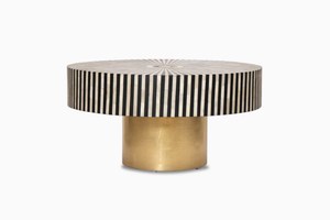 Muebles de madera modernos de lujo con incrustaciones de diseño de incrustaciones de hueso para la decoración del hogar Mesa de comedor de alta calidad Mesitas de noche para Hotel Escuela - Product Image 5