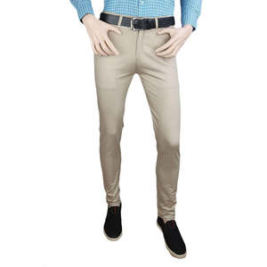 เชส วาเลว์กางเกงผ้าฝ้ายลำลองสำหรับผู้ชาย-สีเบจ ไซส์ 30 - Product Image 3