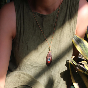 Viet Fargimex Collier de noix de coco de style bohème fait à la main Bijoux de mode naturels - Product Image 6