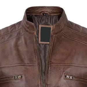 Chaqueta de Motero para Hombre, Tela Suave, Ajuste Cómodo, Logotipo Personalizado, Ideal para Ropa Urbana, Viajes, Salidas Informales y Uso Diario - Product Image 5