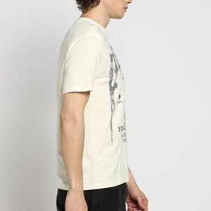 2025เสื้อยืดลำลองสำหรับผู้ชายแบบพอดีตัวปกติผ้าฝ้าย100% ระบายอากาศน้ำหนักเบาทันสมัย - Product Image 3