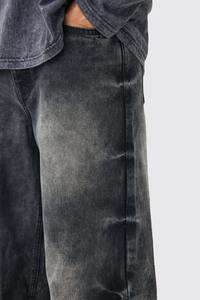 Vêtements décontractés d'hiver de haute qualité 100% pantalon en jean en coton pour hommes logo brodé personnalisé Streetwear confortable pantalon en jean pour hommes - Product Image 2