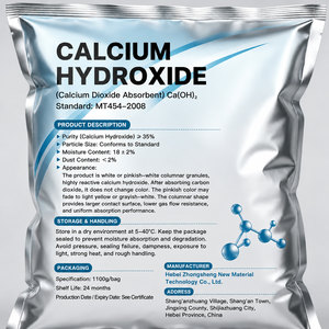 Granulés absorbants de CO2 à base d'hydroxyde de calcium, granulés de chaux hydratée pour l'absorption du dioxyde de carbone - Product Image 2