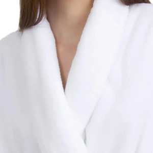 ชุดเสื้อคลุมอาบน้ำคอตตอนเนื้อนุ่มระบายอากาศได้ดีชุดคลุมอาบน้ำสำหรับคู่รักในโรงแรมชุดคลุมอาบน้ำแขนยาวหรูหราเป็นมิตรกับสิ่งแวดล้อมชุดคลุมอาบน้ำสำหรับผู้หญิงบริการ OEM - Product Image 5