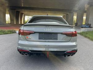 BEST OFFER USED 2022 Au-dy S 4 TFSI Sport Edition Tur-rbo <b>Leather</b> R 19 Gray Sedan - Product Image 6