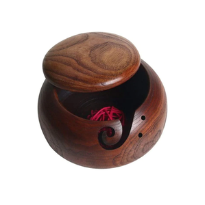 Bol en fil de bois d'acacia hôtel restaurant cuisine vaisselle saladier entier pour la taille personnalisée prix pas cher - Product Image 2