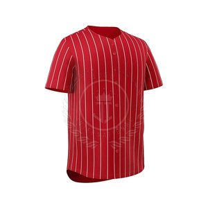 Nouveau modèle de maillot de baseball pour homme de haute qualité, séchage rapide, respirant, léger, 100% polyester, couleurs personnalisables, logo, 280g - Product Image 3