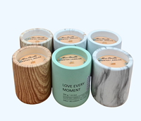 Velas Aromáticas al por Mayor ODM/OEM en Frascos de Cerámica, Cera de Soya, Cilíndricas, Hechas a Mano, Aromas Personalizados, Decoración para Navidad, Bodas y Hogar