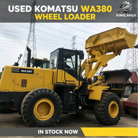 Komatsu WA380 Radlader 18 Tonnen Mittelgroßer Frontlader SAA6D107E1 Motor Gebrauchter Japanischer Bau-Radlader Lagerbestand