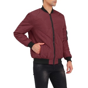 Offre Spéciale personnalisé homme veste grande taille Oem hommes Bomber veste solide plaine de qualité supérieure respirant hommes Bomber veste - Product Image 1