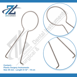 MCKISSOCK, marcador de areola de 38mm, 14 cm de longitud, instrumento de reducción de pecho con ojo de cerradura, fabricante de herramientas quirúrgicas de plástico, Pakistán - Product Image 3