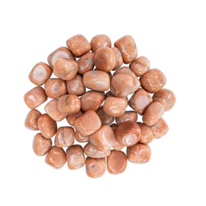 Piedra caída melocotón piedra lunar cristal Natural caído curación a granel guijarro ágata piedra preciosa Reiki Chakra cristal al por mayor a granel - Product Image 1