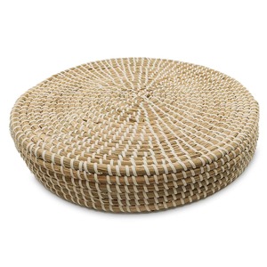 Bandeja para servir algas marinas redondas naturales de bajo precio, hecha a mano por artesanos vietnamitas para comida y servicio decorativo, venta al por mayor - Product Image 2