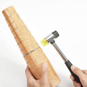 Fournitures de fabrication de bijoux Bracelet étagé mandrin rond compresser bois étape meilleure qualité matériau en bois mandrin - Product Image 5