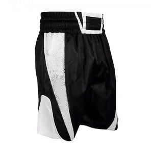 Pantalones cortos de boxeo de último diseño Pantalones cortos de boxeo hechos de poliéster Pantalones cortos de boxeo de material duradero ligero - Product Image 2