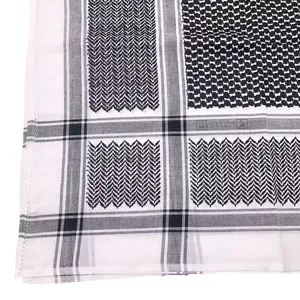 Shemagh musulmán islámico para hombres, pañuelo árabe de alta calidad, 100% algodón, caffiyeh, Arabia Saudita - Product Image 4