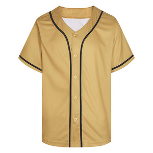 Produit élégant Maillot de baseball Vêtements de sport Logo personnalisé Maillot de baseball confortable à séchage rapide pour hommes de meilleure qualité - Product Image 1