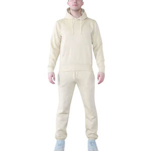 Jersey liso teñido y a prueba de viento para hombre, chándales, nuevo diseño, conjunto de chándal para hombre, chándales de tela de algodón 100% para hombre - Product Image 1