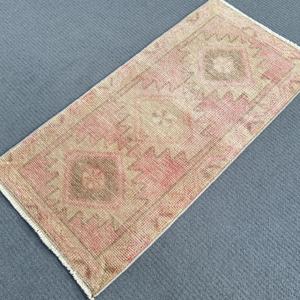 พรมตุรกี ขนาด 0.1x3.3 ฟุต พรมลายทางสีน้ำตาล ทำจากขนสัตว์ - Product Image 5