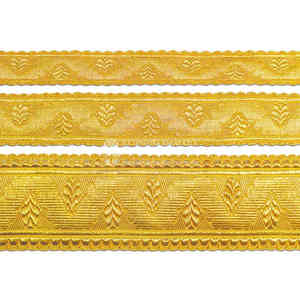 OEM Uniforme Fantaisie Tresse Lacets Or Métal Tresse Garniture Dentelle Personnalisé Français Bullion Wire Technics Style Garniture - Product Image 1