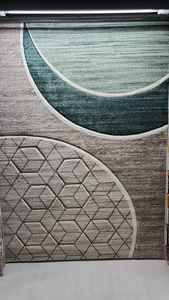 Adiva Turkish Carpet Gaziantep Modern Woven Floral Polypropylene <b>Cushioned</b> High <b>Pile</b> Home Living Room Area Rug - Product Image 4