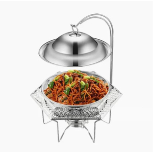 Chaffing Dish décoratif luxueux chauffe-plats plat de restauration équipement de restaurant Chaffing Dish pour Offre Spéciale - Product Image 3