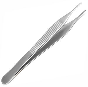 Fórceps de tejido Dental Adson, Punta dentada, acero inoxidable, TC, instrumento quirúrgico reutilizable de alta calidad - Product Image 6