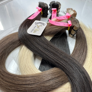 Hot 100% <b>Real</b> Straight Vietnamese <b>Human</b> <b>Hair</b> Tape-In <b>Extensions</b> Easy-to-Use Loose Deep Wave Many Colors Popular Bundle Raw - Product Image 6
