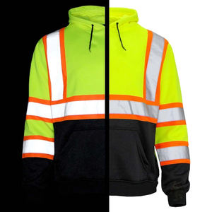 Hot Selling Men's <b>Hi</b> <b>Vis</b> <b>Hoodies</b> with Custom Logo/Color Breathable Full Sleeves Perfect Styling High Visibility Price - Product Image 5