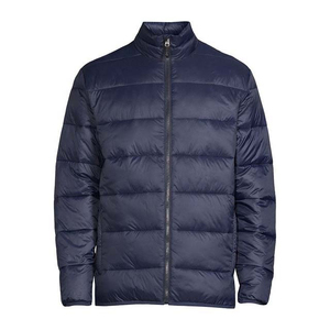 OEM Veste d'hiver à capuche en polyester personnalisée de haute qualité pour hommes Nouvelle arrivée Veste à bulles rembourrée style street fermeture éclair - Product Image 2