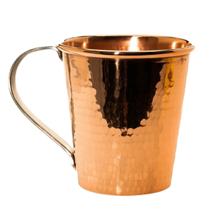 Tasse à eau en cuivre de haute qualité avec poignée Verres de bureau de qualité parfaite Conception simple Matériau en métal Offre spéciale - Product Image 1