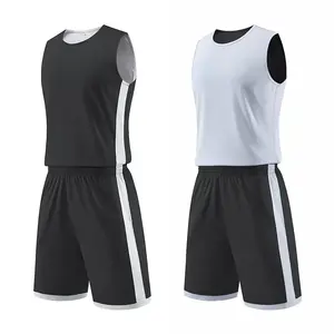 Meilleurs uniformes de basket-ball pour hommes, vente en gros personnalisée, respirants, vêtements d'équipe d'été avec sublimation, uniformes de basket-ball tendance pour hommes - Product Image 2
