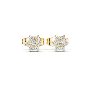0.156 CT Lab Diamond <b>Stud</b> <b>Earrings</b> VVS-VS EF Clarity 18KT, 14KT, 10KT Gold & 925 Silver Rose, Yellow, White Gold & - Product Image 2