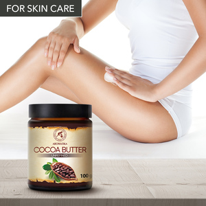 Aromatika Unrefined Cocoa Butter Theobroma Cacao 23g 45g 100g Natural Solid Butter Hot Pressed for Skin <b>Lips</b> Cuticles <b>Baby</b> Care - Product Image 3