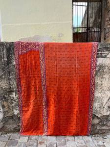 Colcha Reversible Kantha de Algodón Indio – Cubrecama Acolchado a Mano Suave para Decoración del Hogar y Dormitorio - Product Image 2