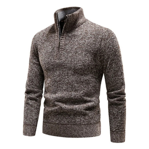 OEM Sweat-shirt à capuche en coton mélangé avec col en molleton personnalisé pour hommes - Product Image 1