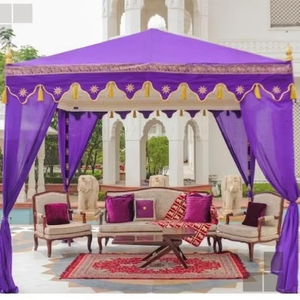 การตกแต่งผ้าใบกลางแจ้งแบบคลาสสิกการออกแบบเต็นท์งานแต่งงานลายลาเวนเดอร์ที่หรูหราโรแมนติก - Product Image 1