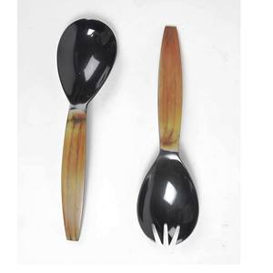 Accesorios Hechos a Mano, Juego de Servidores de Ensalada de Acacia, Ecológicos, Aptos para Lavavajillas, Utensilios para Ensalada, Cocina, Hechos en India - Product Image 3