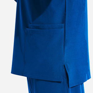 Ensemble de blouses médicales pour hommes de haute qualité personnalisées 2026, tissu en toile avec élasthanne, design en gros, impression de logo - Product Image 4